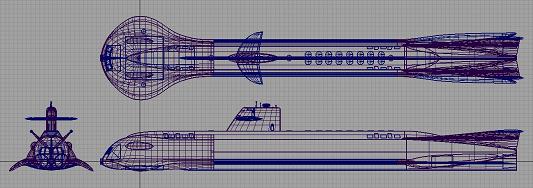 Wire representation of Seaview, Paul Eckstedt.