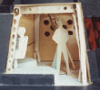 Photos of Bob Burns' original Flying Sub interior studio mock-up.