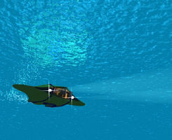 FS-1 submerged.