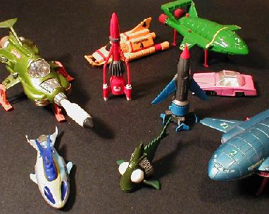 Gerry Andersn vehicles--Thunderbirds, UFO, Stingray