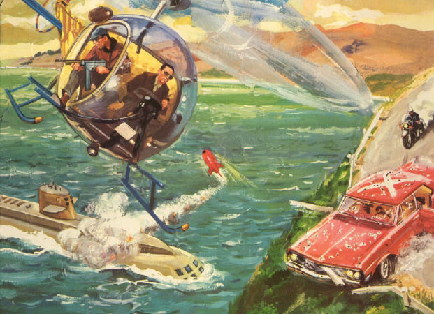 Submarines and flying machines plus lots of firepower--calisthenics for young eyeballs as one contemporary critic put it.