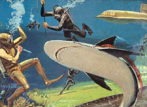 Here, suck on this knife if you won't give me a loan.