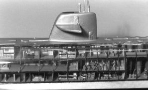 Ted's cutaway Seaview exposed port side.