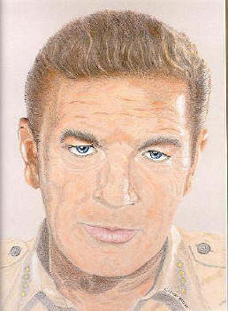 Catherine Scott Artwork of Richard Basehart.