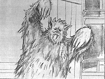 The Abominable Snowman Production Art.