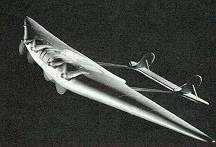 Flying Wing model from Dick Tracy